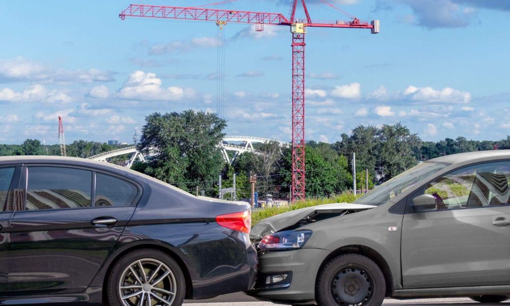 a couple of cars that are next to each other