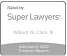 Group 34910 | The Injury Law Guides Super Lawyers 2023 badge awarded to W. Clark III for legal excellence and professional achievement.